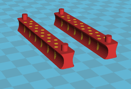 creatbot handle 2 COLOUR 3d model