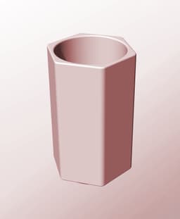 CH68-130 Stacking module bin for modern home decor 3d stl file 3d model