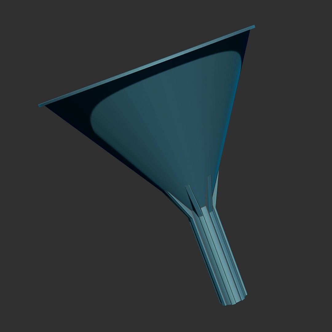 Simple funnel 3d model