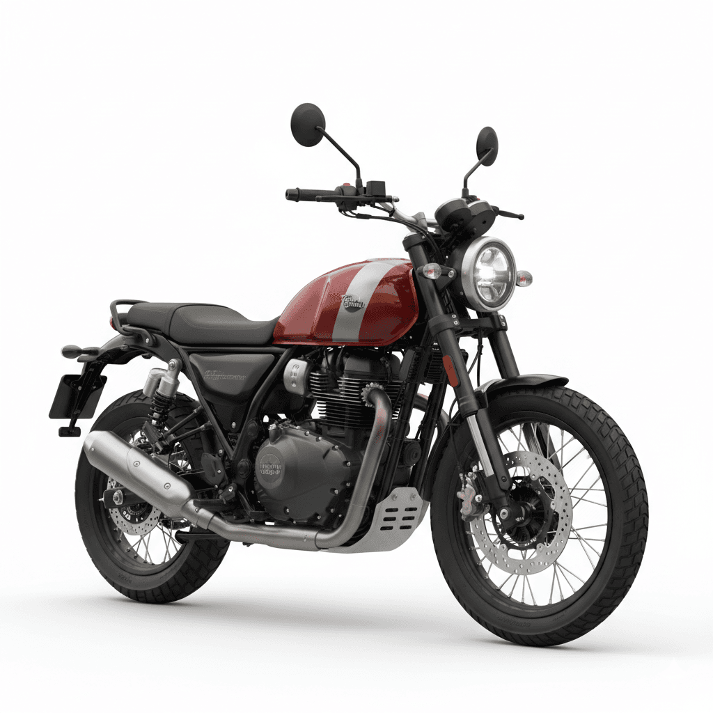 Royal Enfield Scram 411 Scrambler Motorcycle 3d model