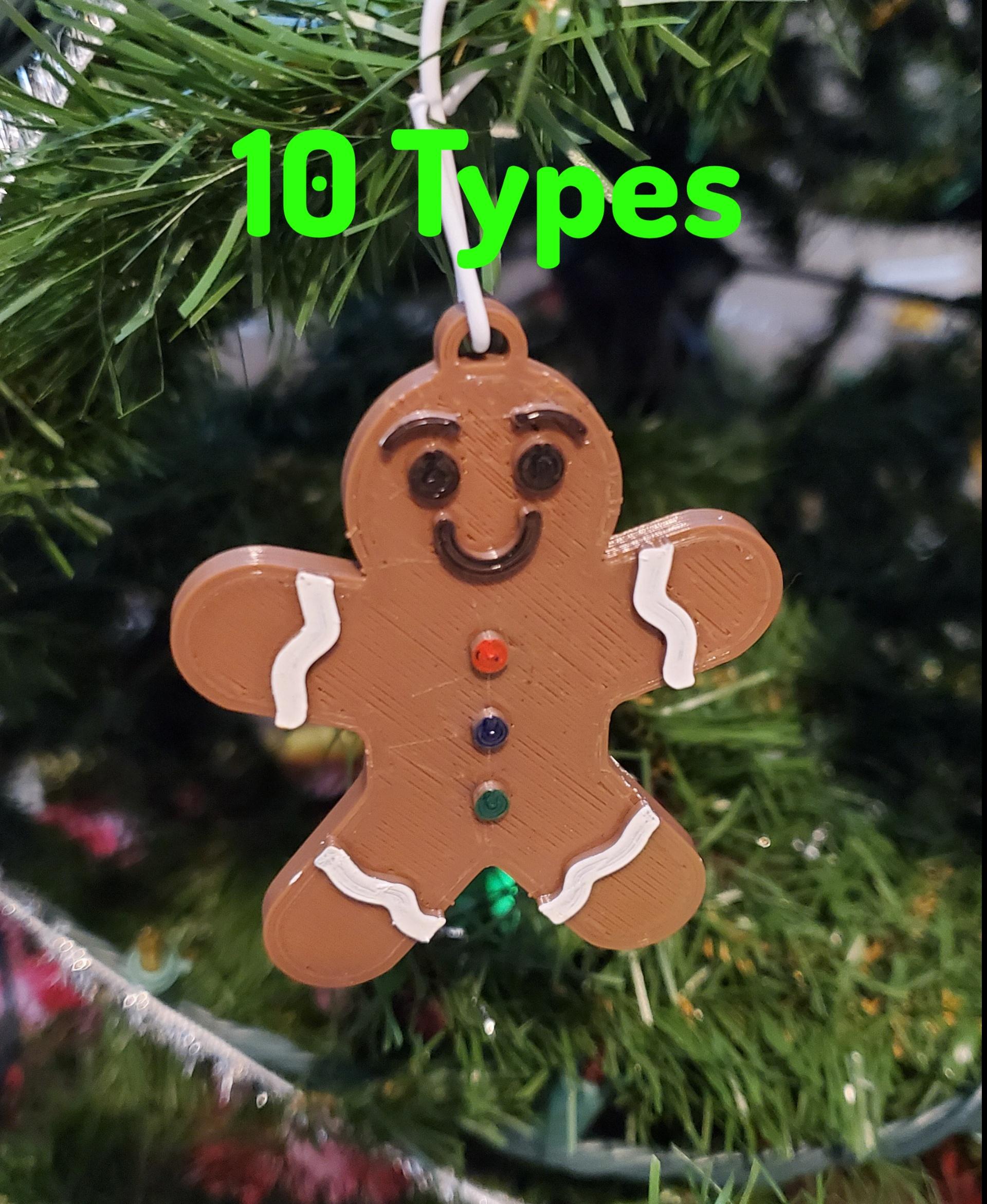 Christmas Gingerbread Men 3d model