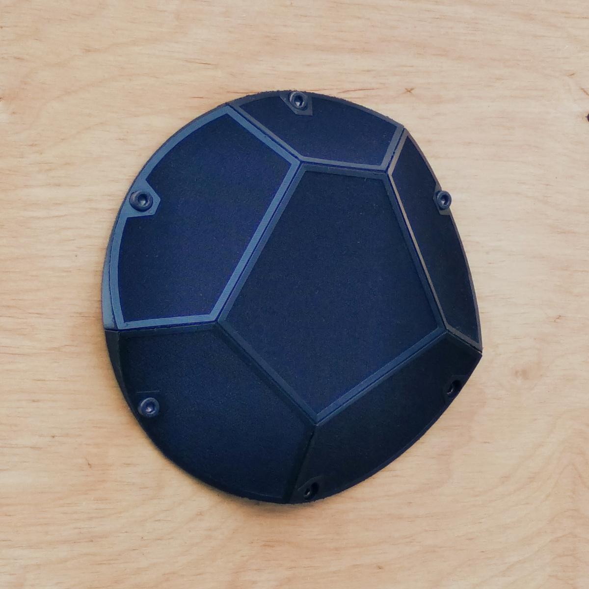 #3DPNSpeakerCover Print on fabric - Fold in place - Prusament PETG and audio fabric - 3d model