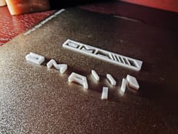 AMG Logo and Stencil 3d model
