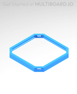 1x1 LU - Drop-In Multibin Panel 3d model