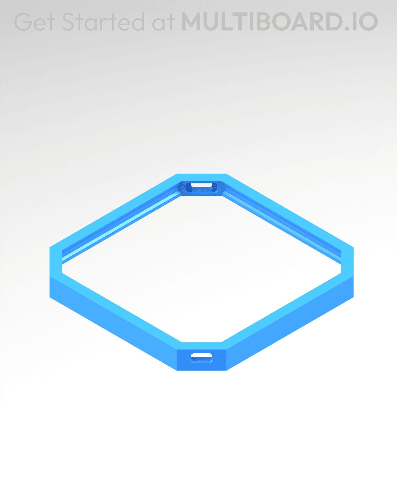 1x1 LU - Drop-In Multibin Panel 3d model