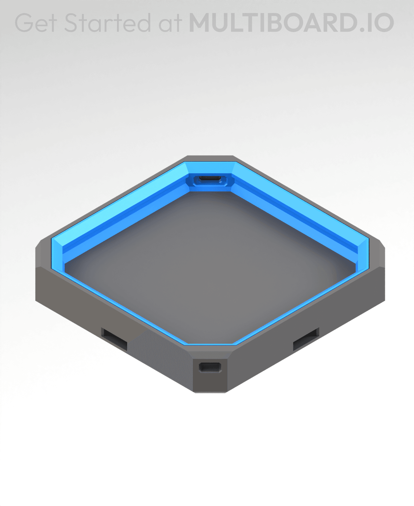 1x1 LU - Drop-In Multibin Panel 3d model