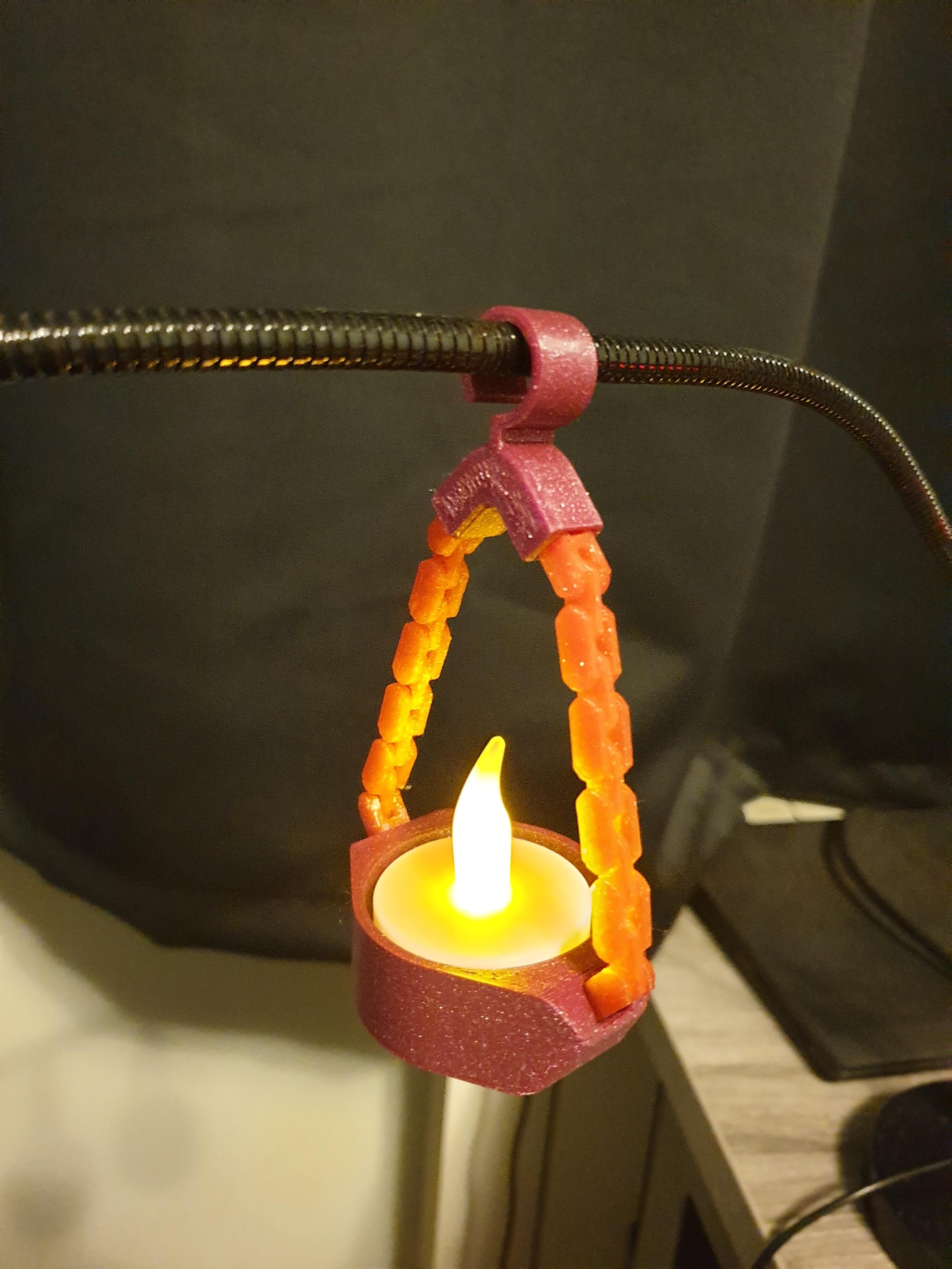 Tealight Holder || Christmas Chain 3d model