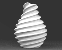 Twist Vase 3d model