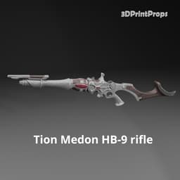 Tion Medon HB-9 rifle - Star Wars cosplay 3d model