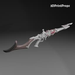 Tion Medon HB-9 rifle - Star Wars cosplay 3d model
