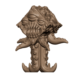 Cube Demon 32mm Dark Fantasy Tabletop Miniature 3d model