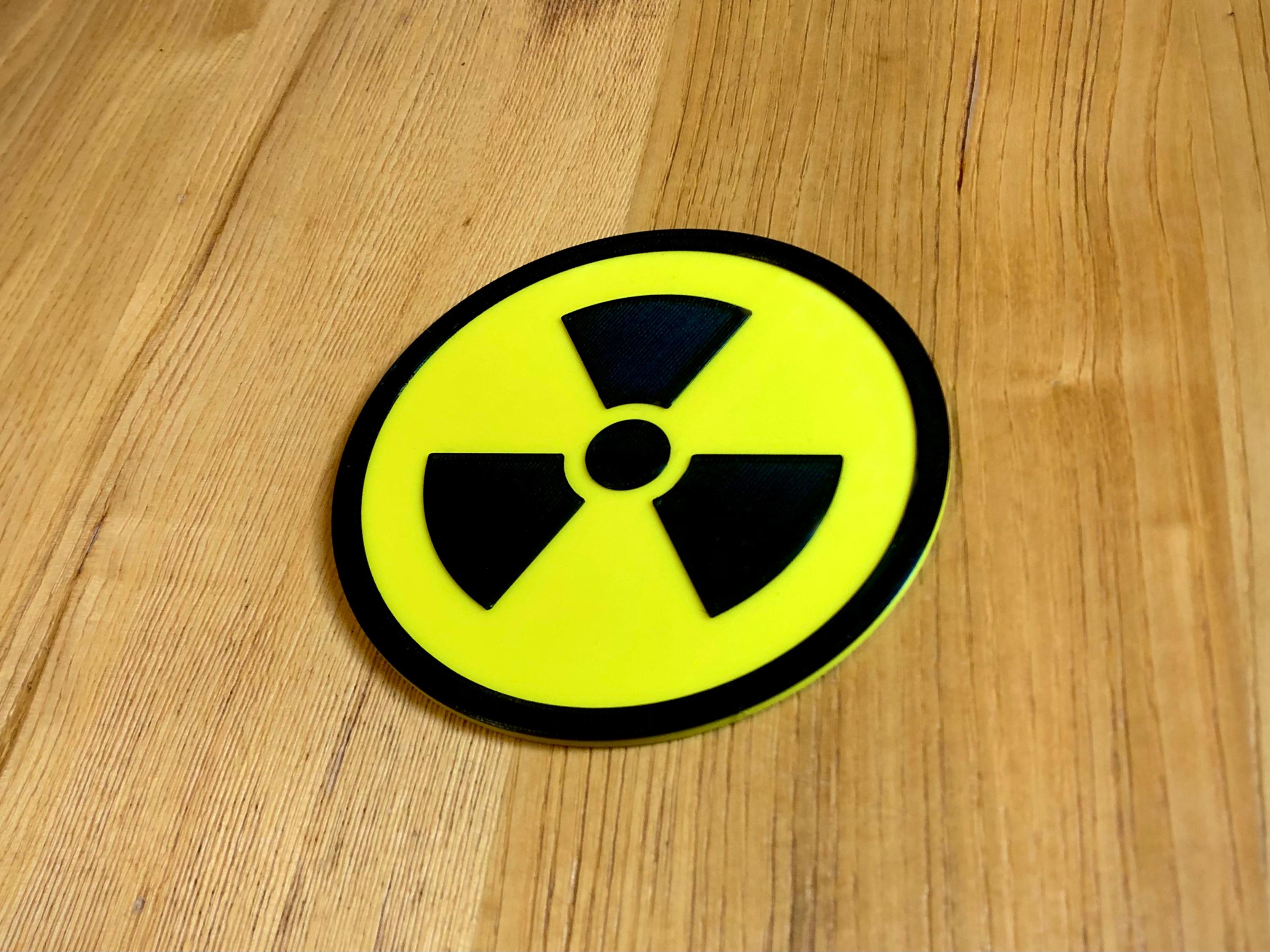 Radioactive Sign 3d model