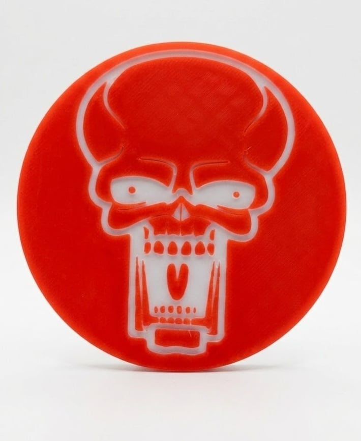 Scary Skull Coaster 3d model