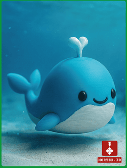 Whale small buddy 3d model