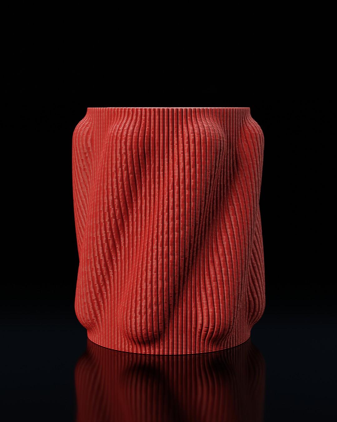 Boor Vase Advanced Model 3d model