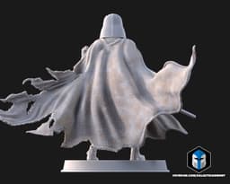 Damaged Darth Vader Figurine - Pose 2 - 3D Print Files 3d model