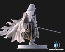 Damaged Darth Vader Figurine - Pose 2 - 3D Print Files 3d model