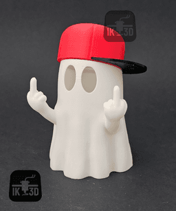 Ghost with Hat Lamps Wave 1 / Easy Print 3d model
