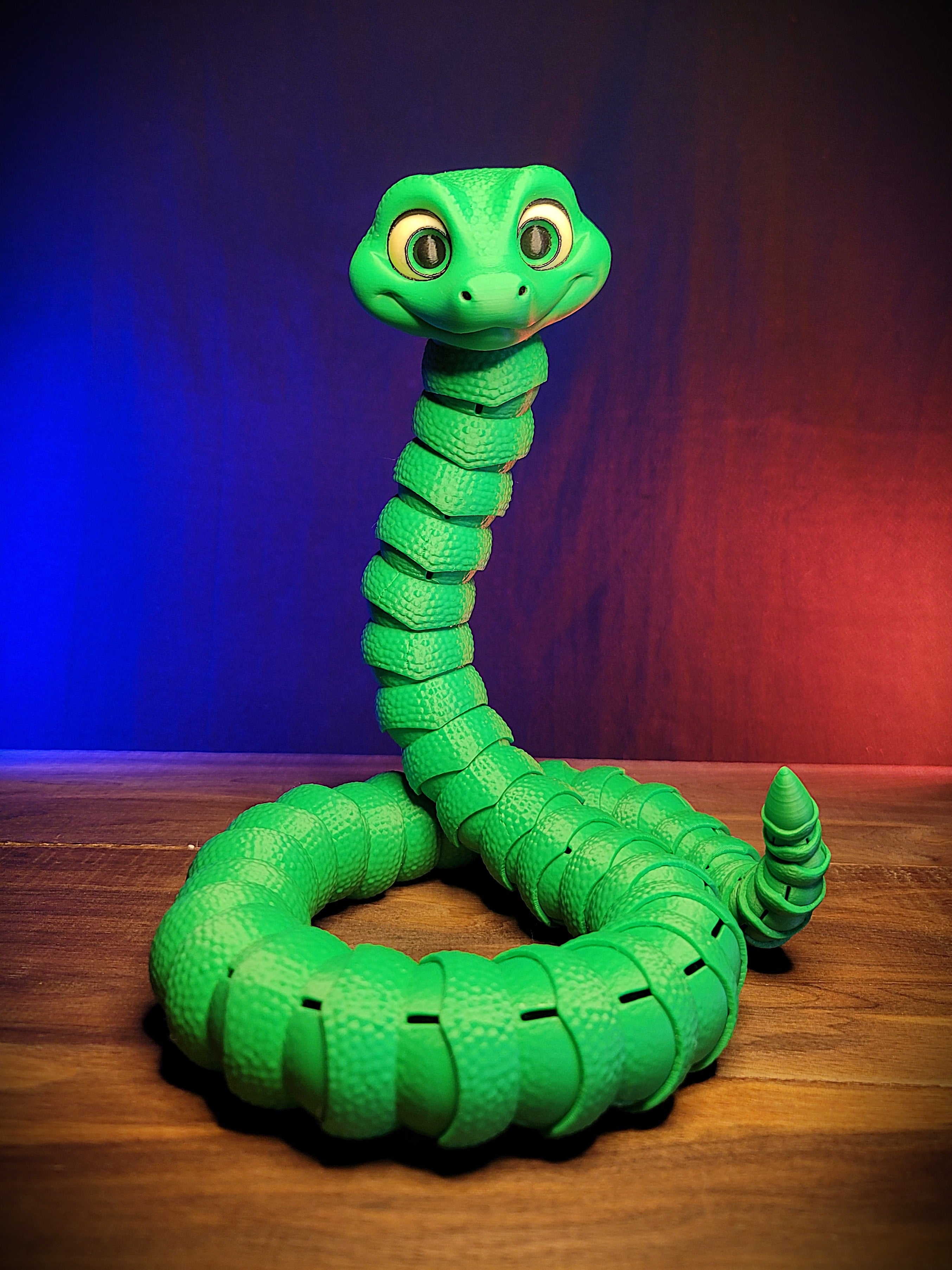 Mr Snake The Poseable Flexi 3d model