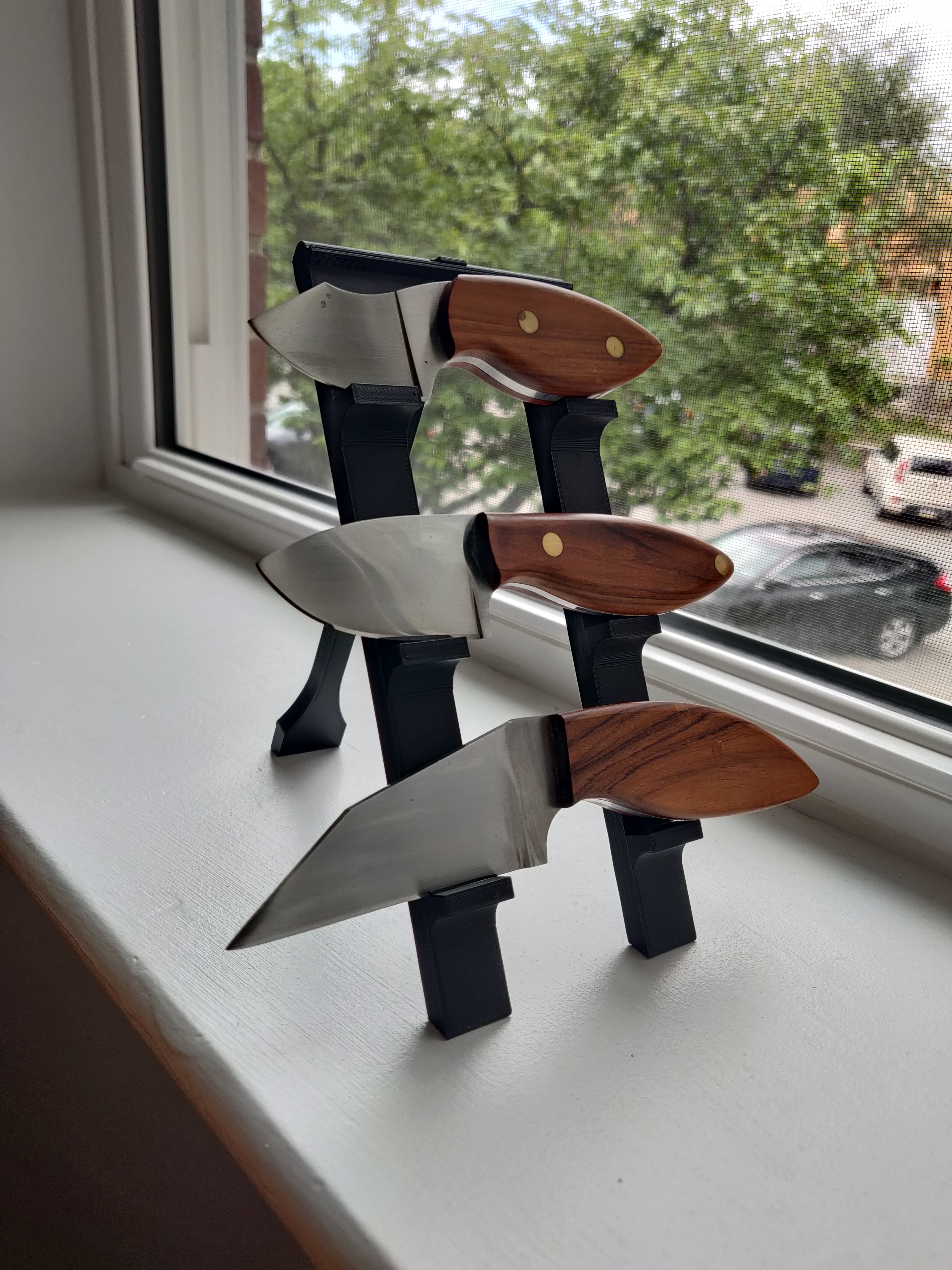 Print-in-Place Display Stand - Parametric 3d model