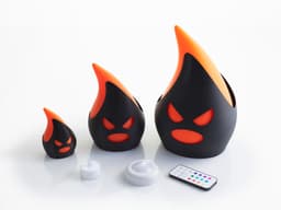 Cute Flame Devil Lights 3d model