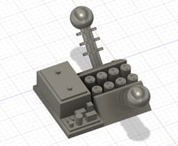 Arc Lightning Projector for Gaslands 3d model
