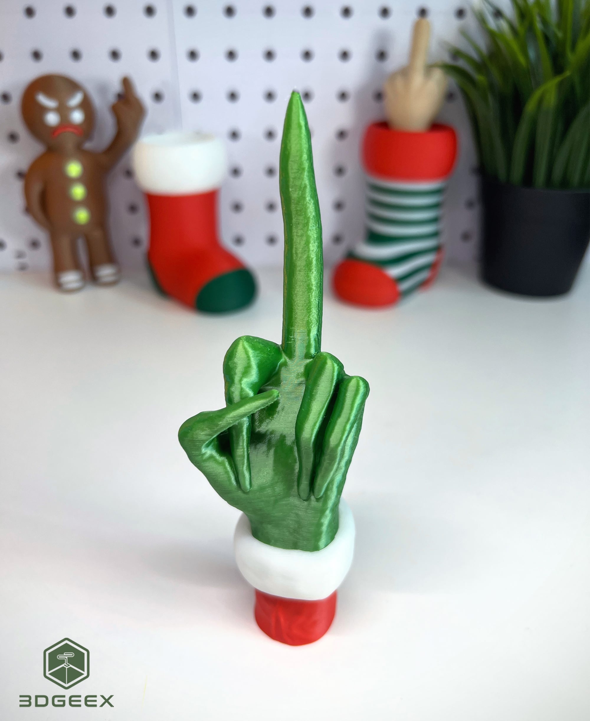 The Grinch Middle Finger 3d model