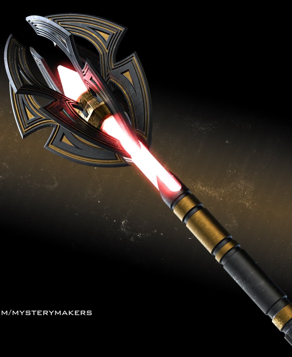 Spider Light Mace 3d model
