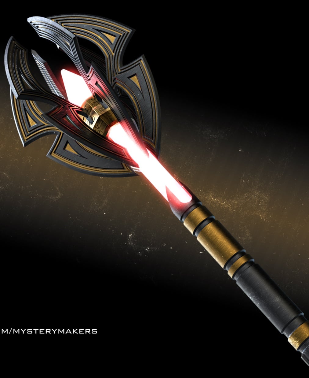 Spider Light Mace 3d model