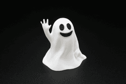 Waving Halloween Ghost 3d model
