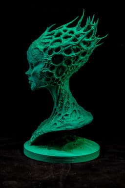 Water Nymph Bust (Pre Supported) 3d model