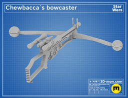 Chewbacca’s bowcaster 3d model