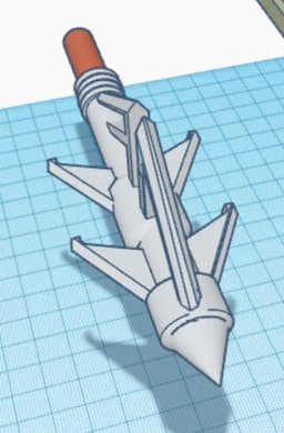 Arrow Tip and Stand 3d model