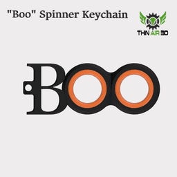 "Boo" Spinner Fidget Keychain 3d model