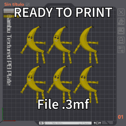 bananas flexi 3d model