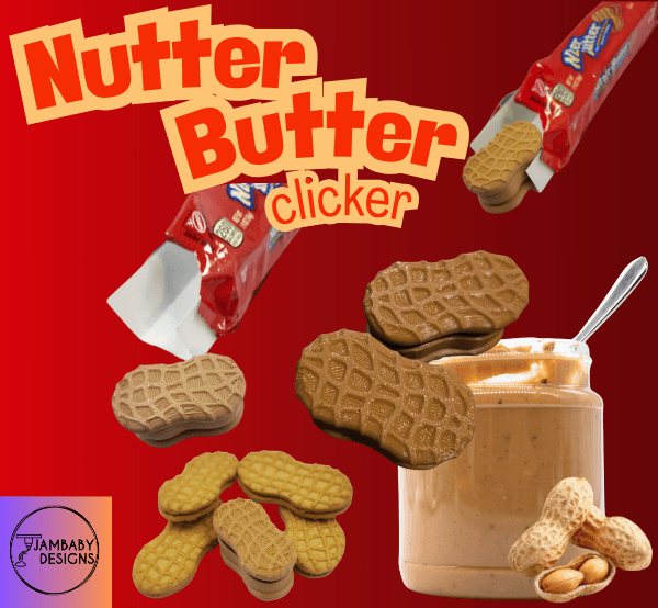 Nutter Butter Cookie Clicker 3d model