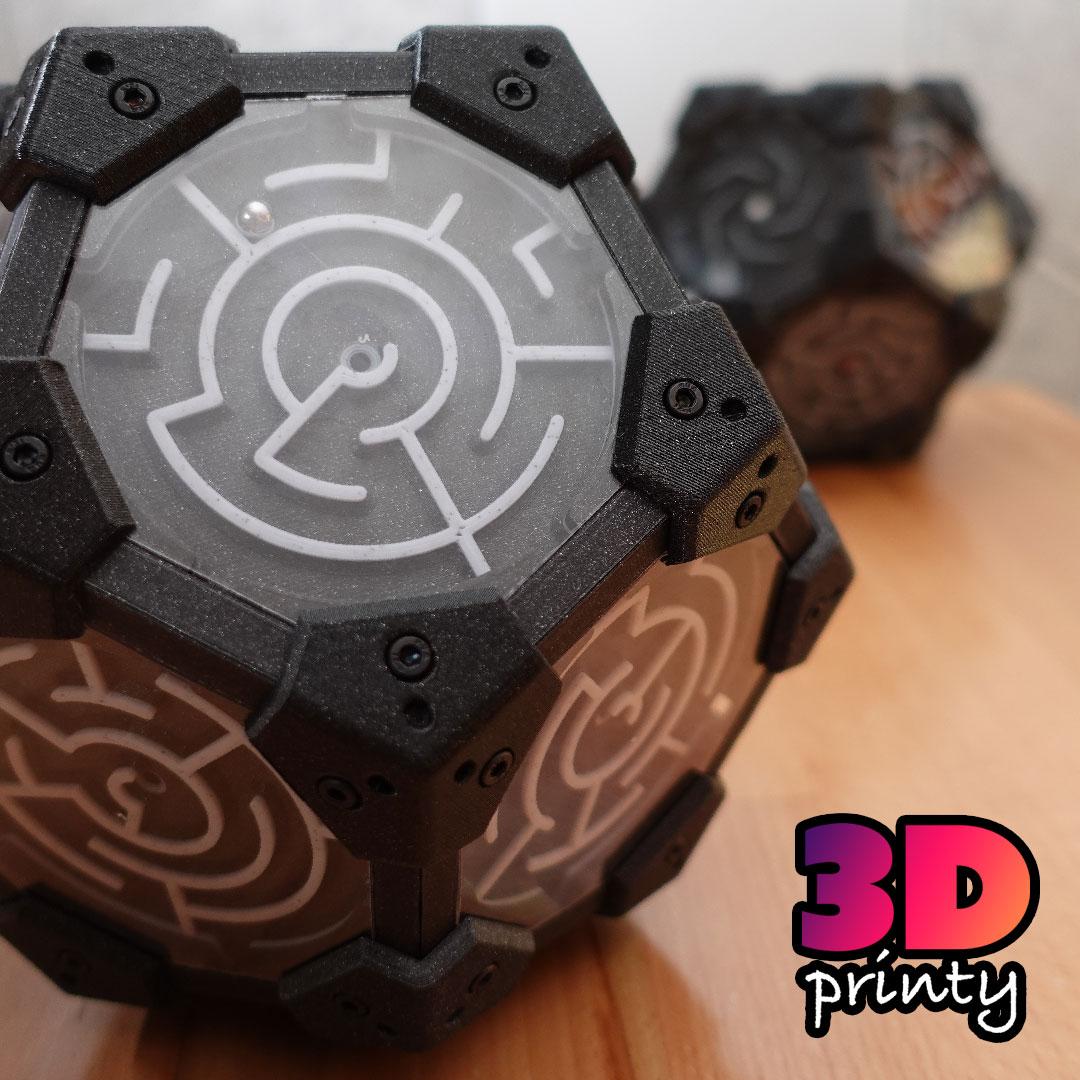 Dodecahedron Maze 3d model
