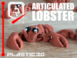 Articulated Lobster — The Crimson Crusader 3d model