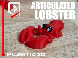 Articulated Lobster — The Crimson Crusader 3d model