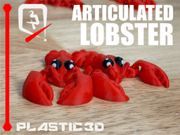 Articulated Lobster — The Crimson Crusader 3d model