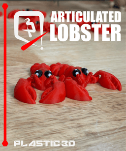 Articulated Lobster — The Crimson Crusader 3d model