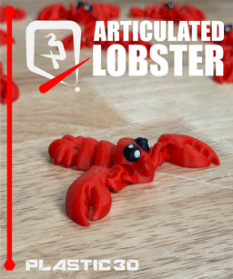 Articulated Lobster — The Crimson Crusader 3d model