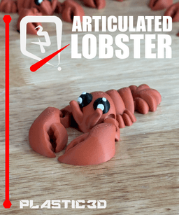 Articulated Lobster — The Crimson Crusader 3d model
