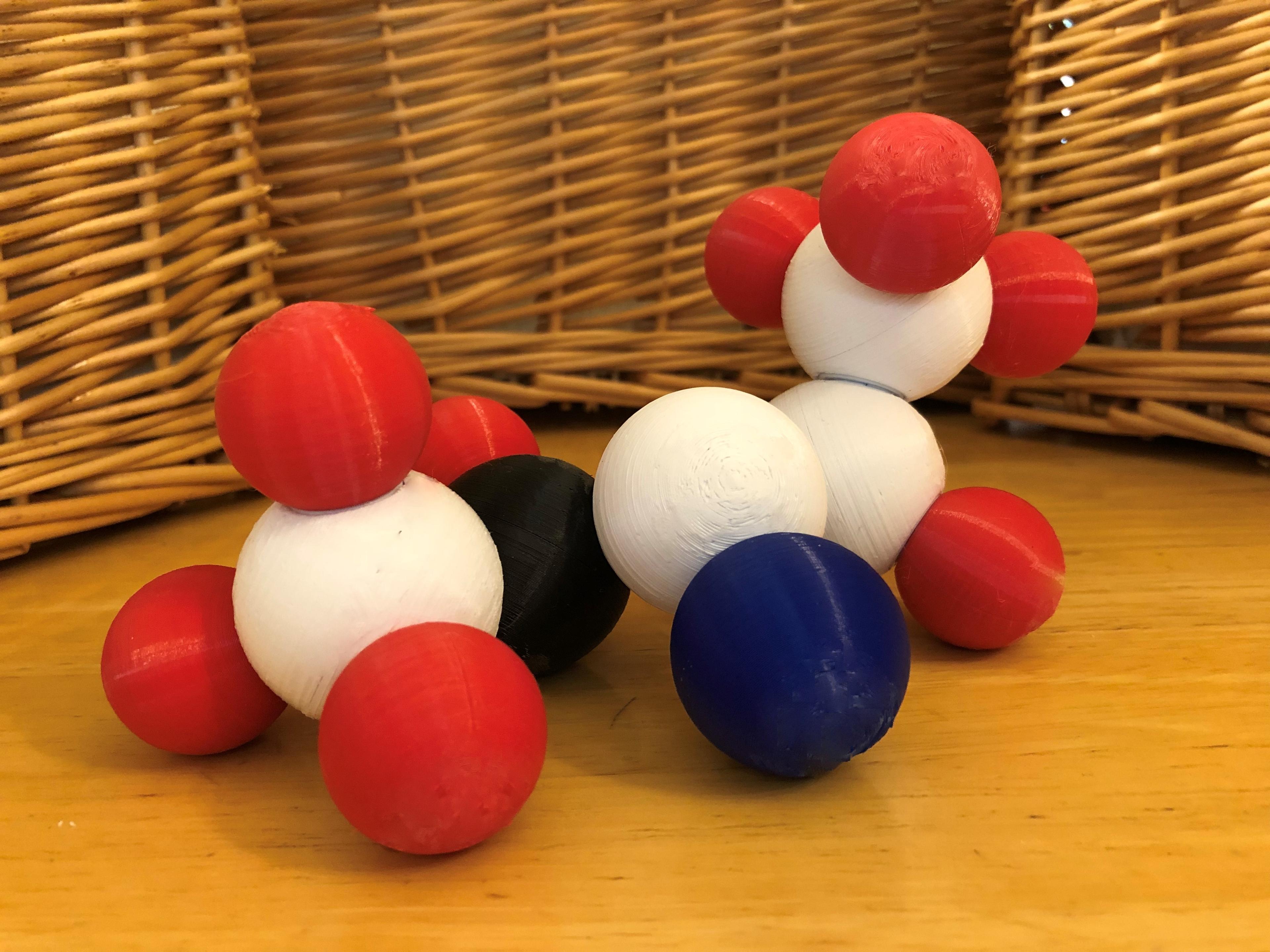 Fidget Molecules 3d model