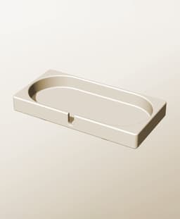 CX96-25-SB Modular stacking slotted container for home decor 3d model
