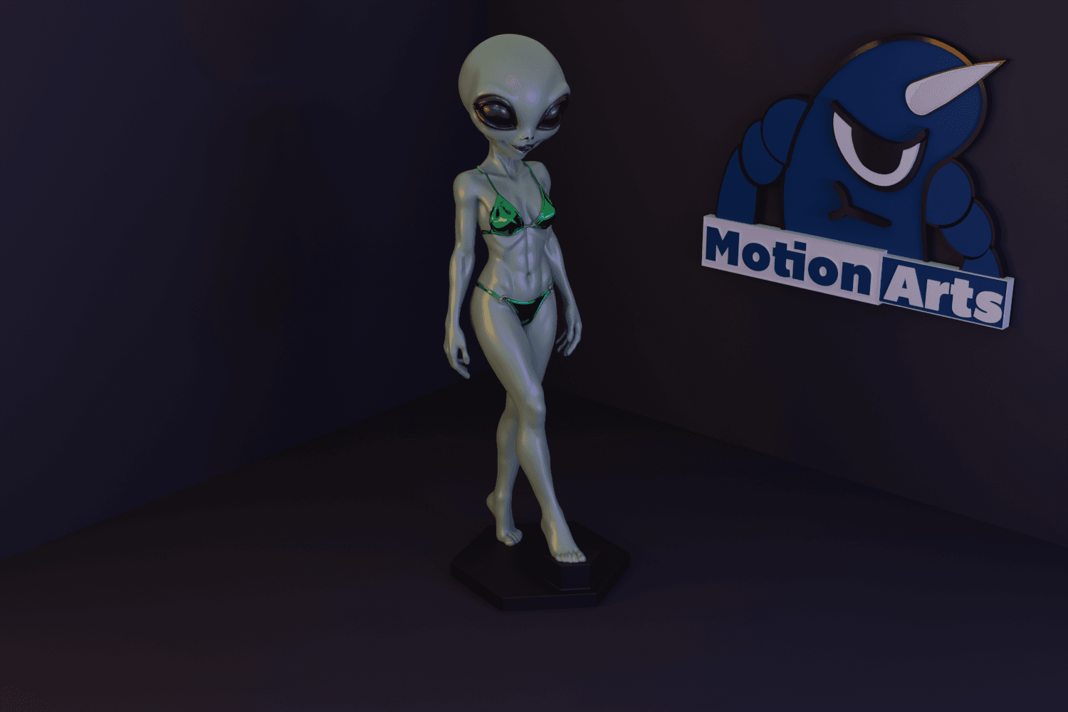 Extraterrestre de Biquini.stl 3d model