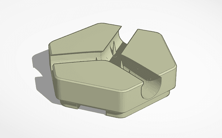 spike trap tile.stl 3d model
