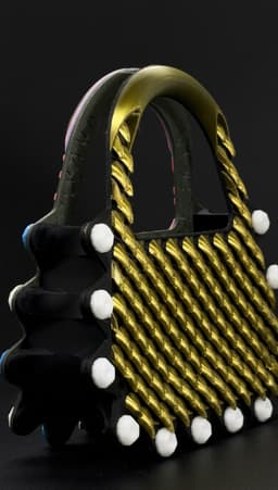 MforS 3D-printed Handbag & Clutch - V2/07 - Dragon Pattern 3d model