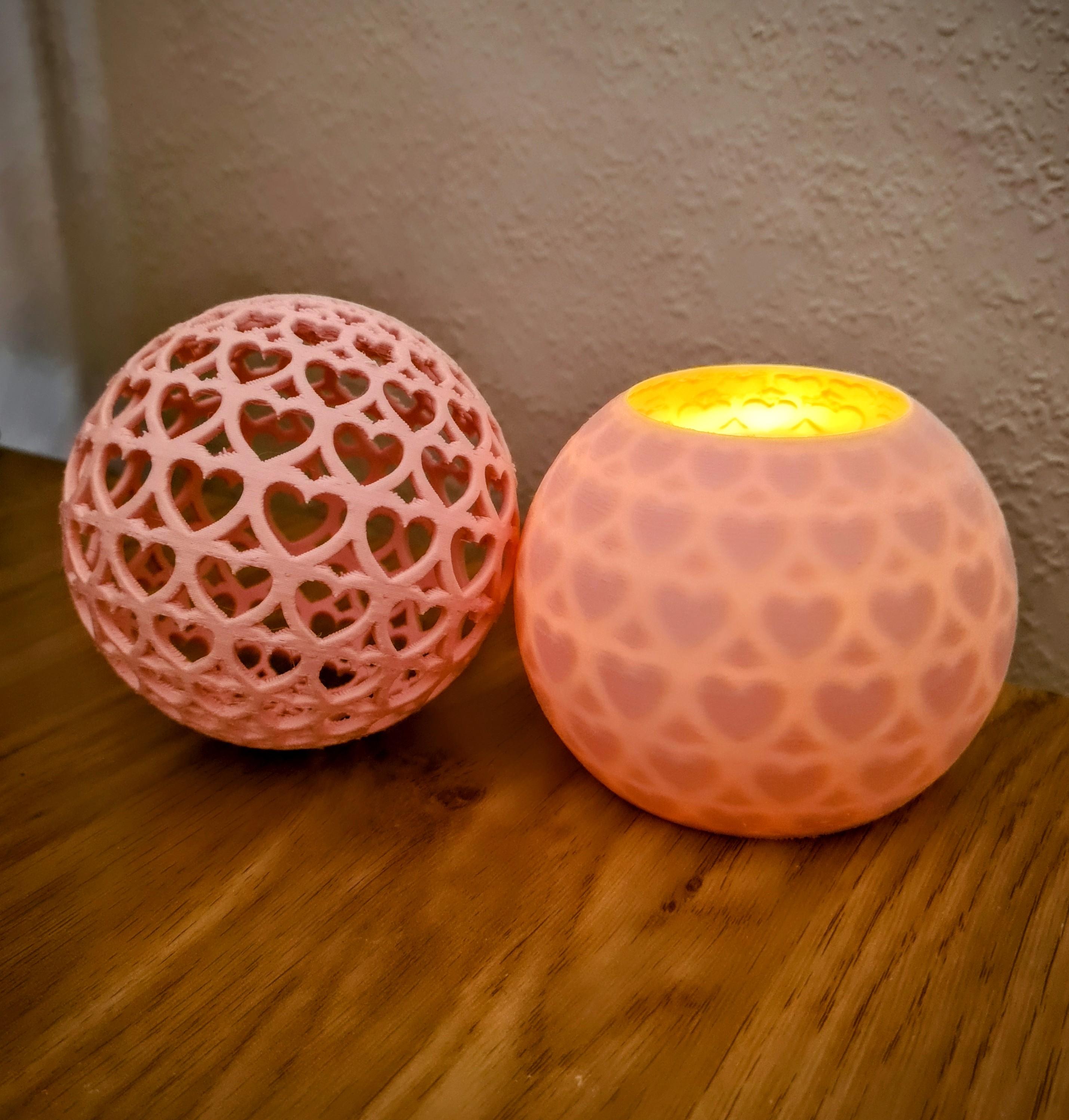 Ornamental Ball of Hearts (Valentine's Gift) 3d model