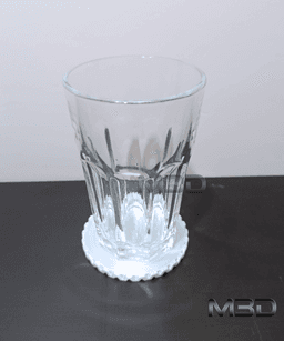 Basic Coaster Set with Holder / no supports / 3mf included 3d model